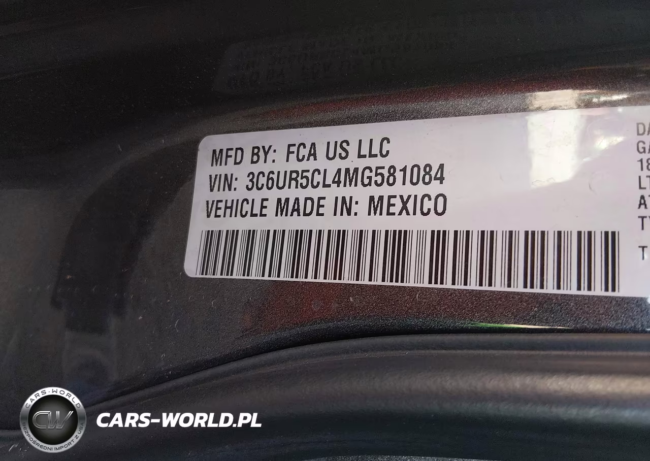 2021 Ram 2500 Tradesman 4X4 6'4 Box VIN:3C6UR5CL4MG581084 - 9