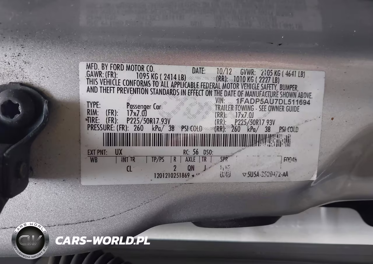2013 Ford C-Max Hybrid Se VIN:1FADP5AU7DL511694 - 9