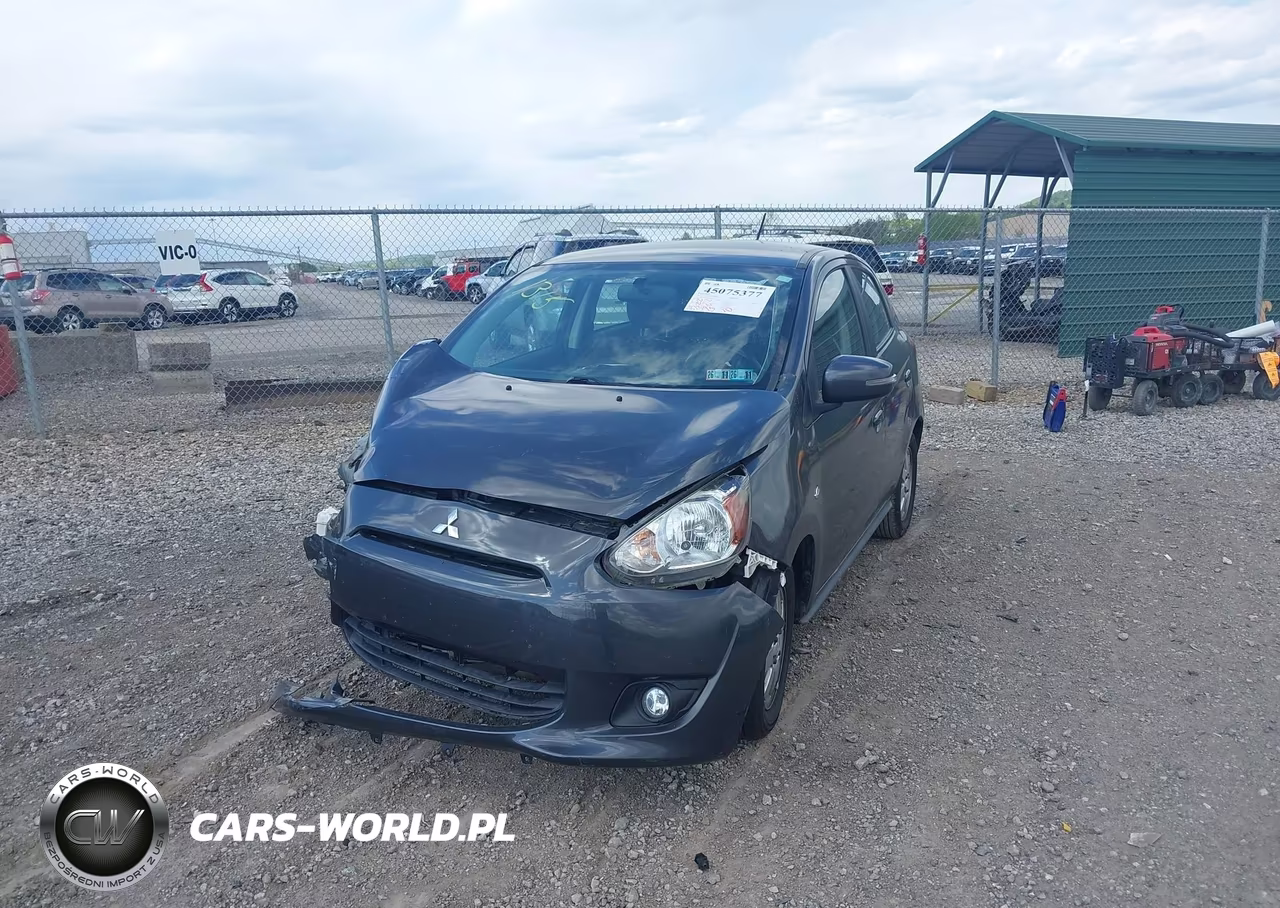 2015 Mitsubishi Mirage Es VIN:ML32A4HJ7FH001315 - 2