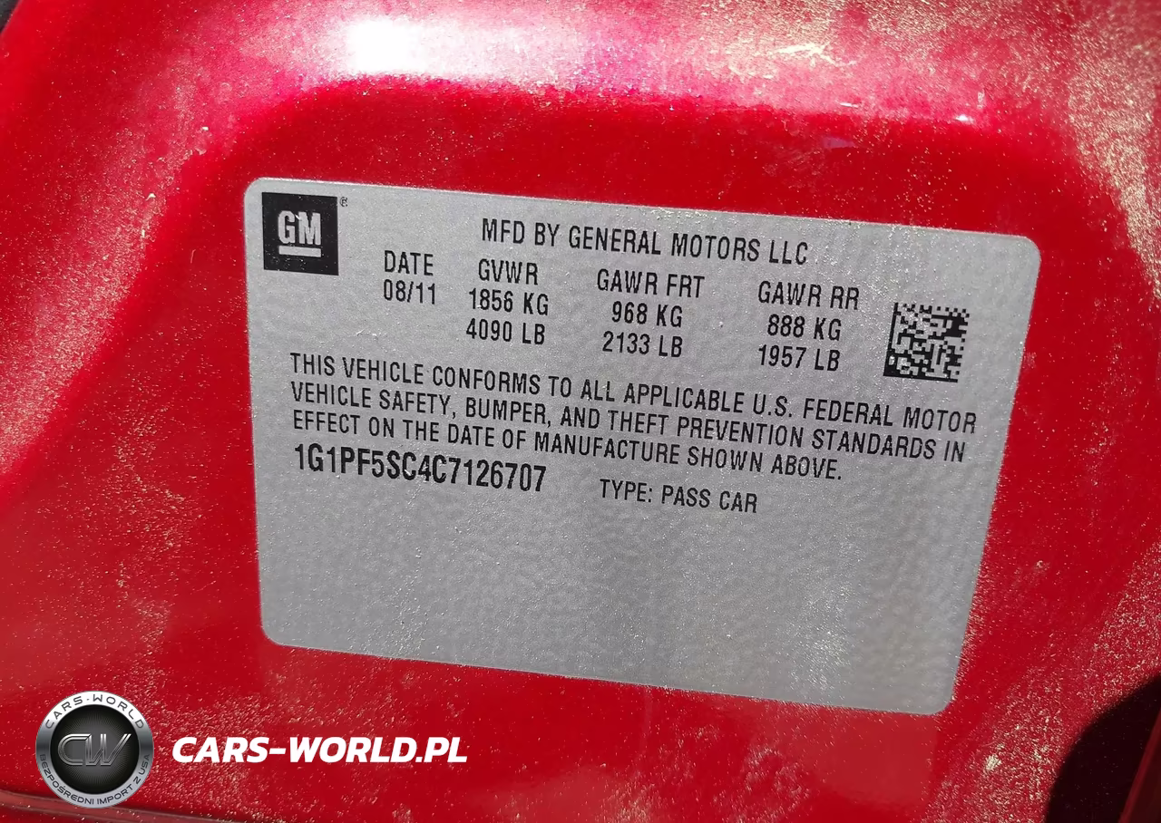 2012 Chevrolet Cruze 1Lt VIN:1G1PF5SC4C7126707 - 9