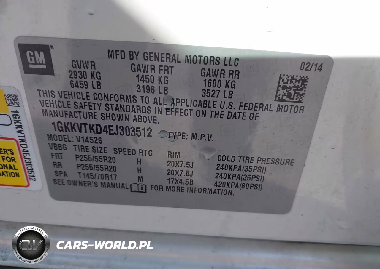 2014 GMC Acadia Denali VIN:1GKKVTKD4EJ303512 - 9