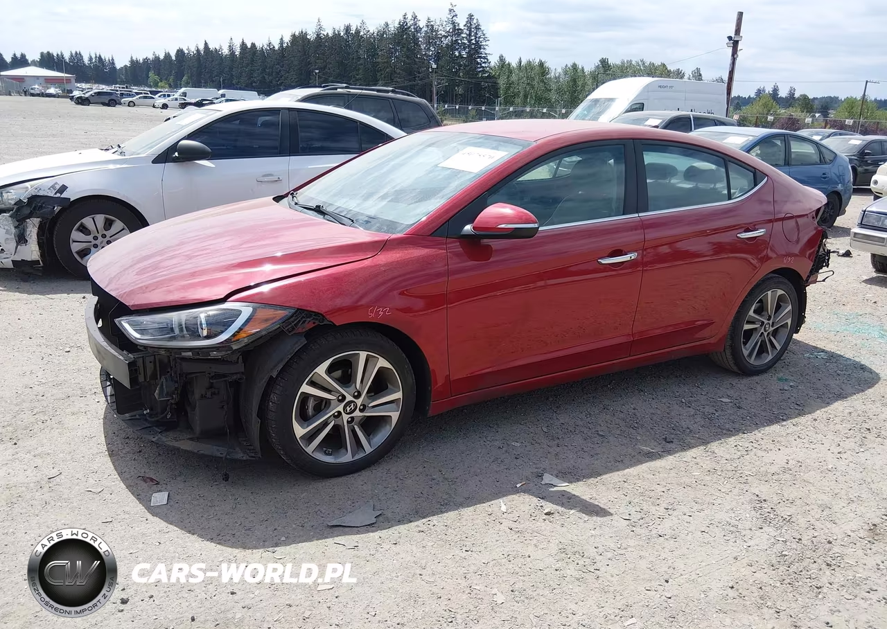 2017 Hyundai Elantra Limited VIN:KMHD84LF2HU359559 - 2