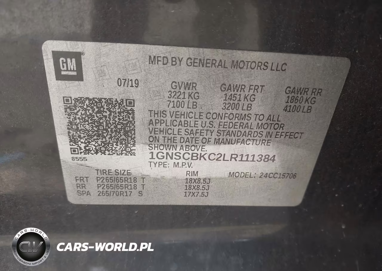 2020 Chevrolet Tahoe 2Wd Lt VIN:1GNSCBKC2LR111384 - 9