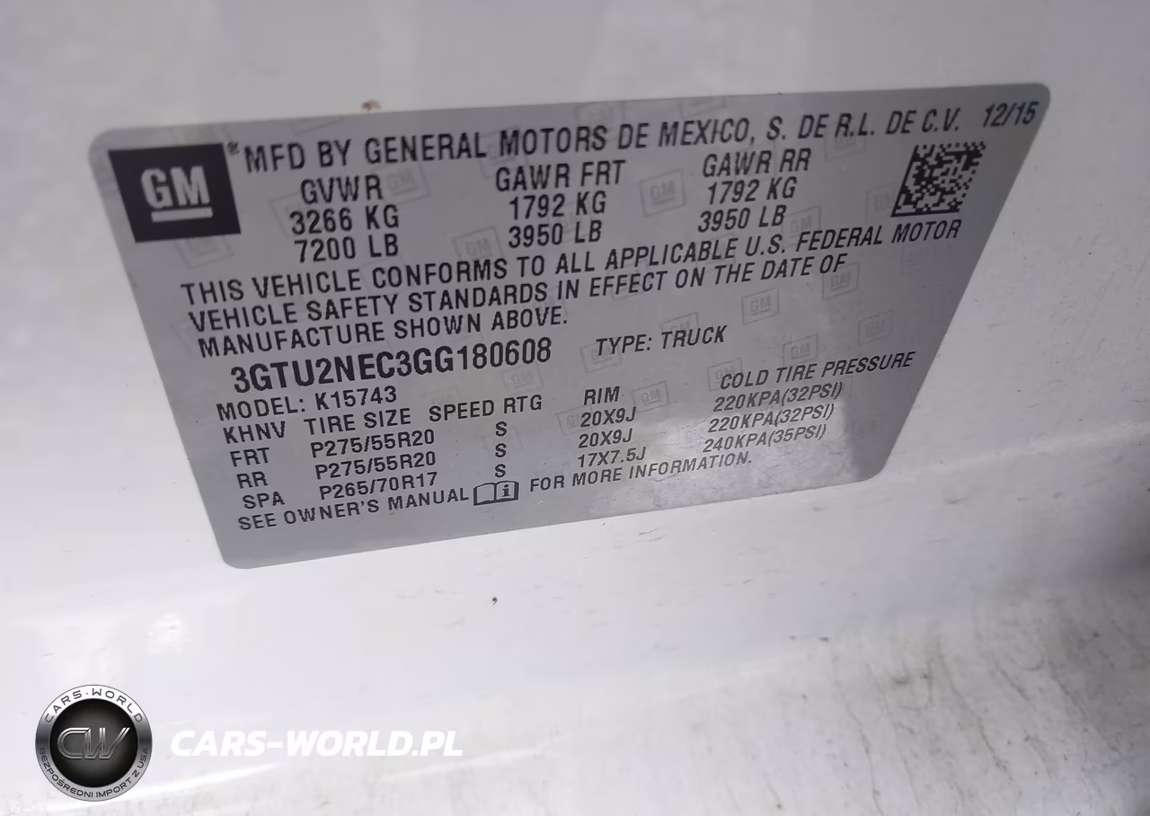 2016 GMC Sierra 1500 Slt VIN:3GTU2NEC3GG180608 - 9