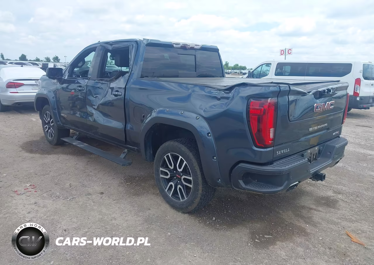 2020 GMC Sierra 1500 4Wd Short Box At4 VIN:3GTP9EEL6LG434573 - 3