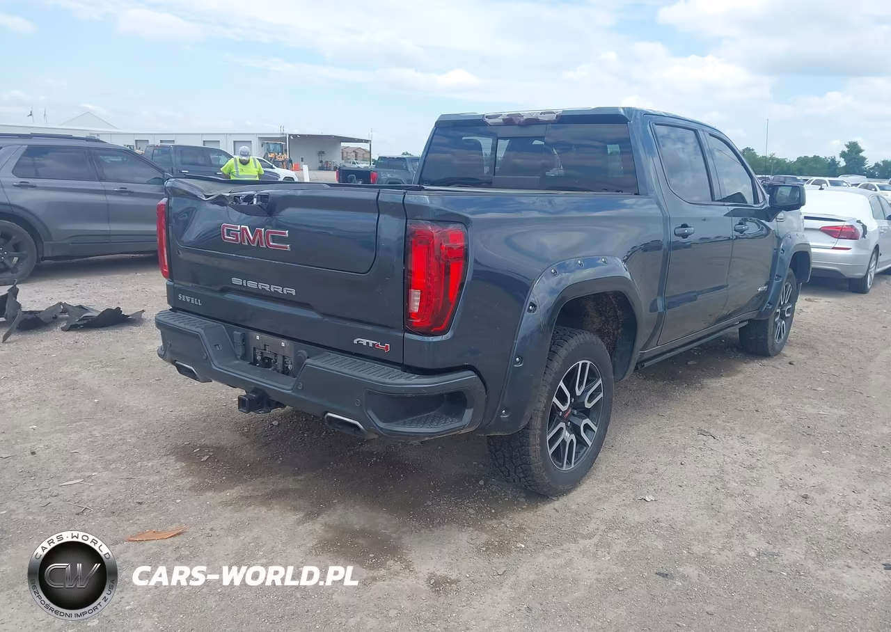 2020 GMC Sierra 1500 4Wd Short Box At4 VIN:3GTP9EEL6LG434573 - 4