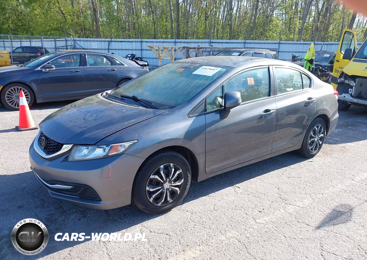 2013 Honda Civic Lx VIN:19XFB2F54DE090155 - 2