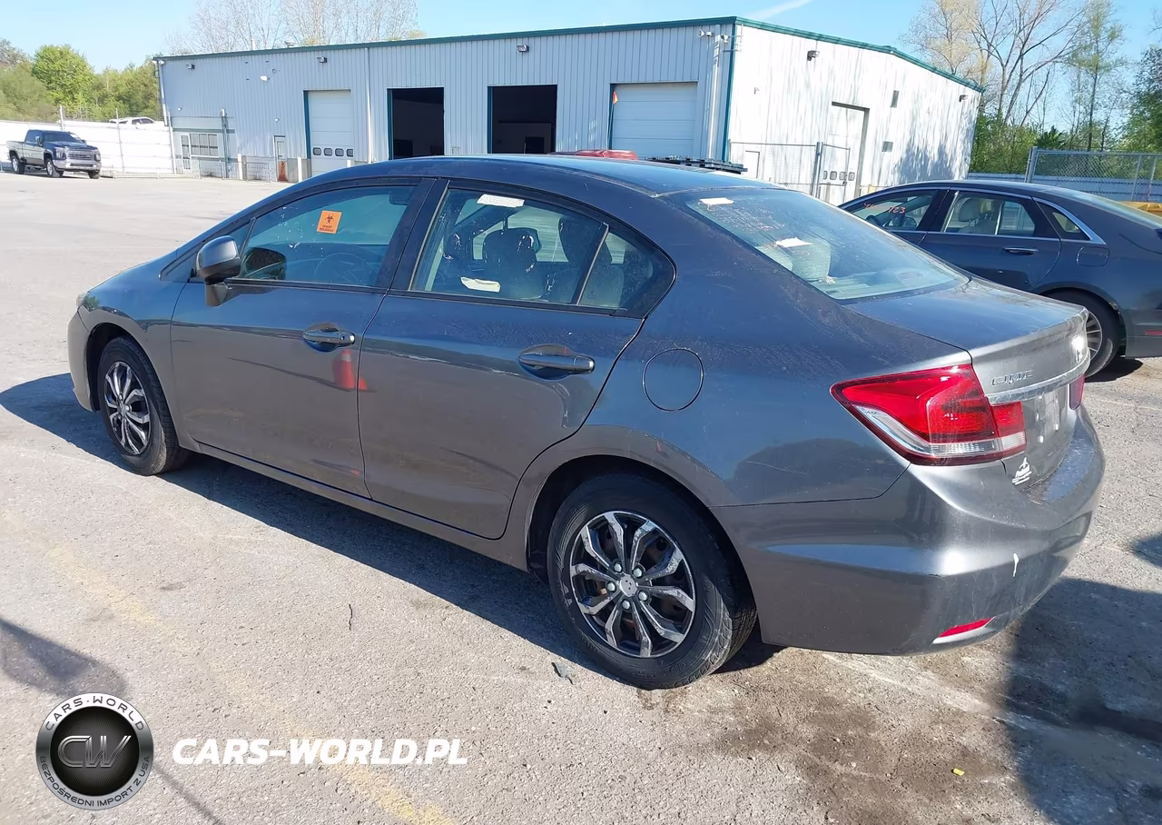 2013 Honda Civic Lx VIN:19XFB2F54DE090155 - 3