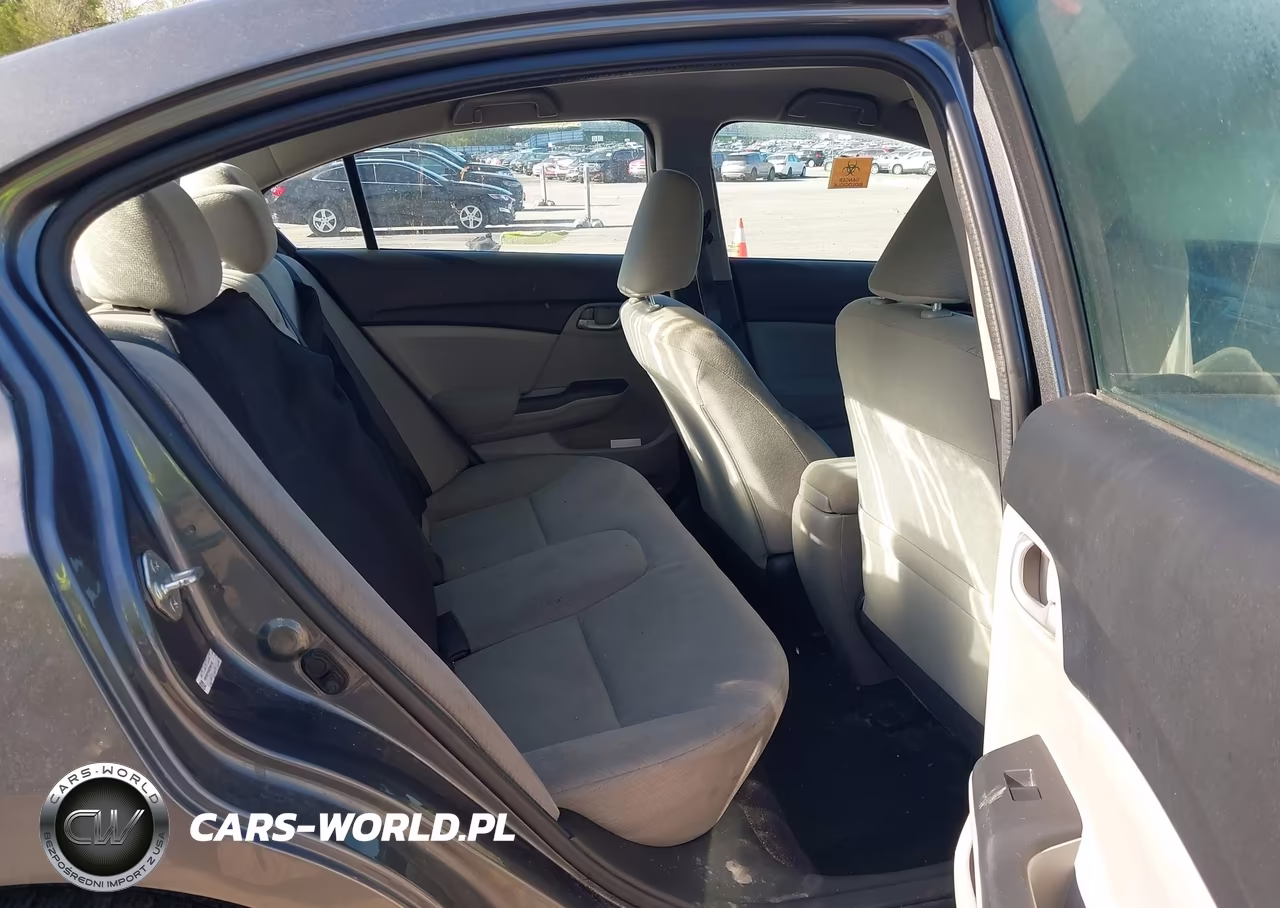 2013 Honda Civic Lx VIN:19XFB2F54DE090155 - 8