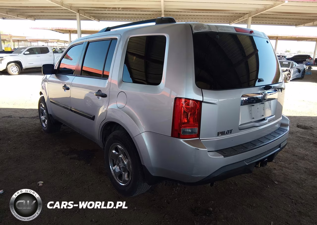 2012 Honda Pilot Lx VIN:5FNYF3H20CB038990 - 3