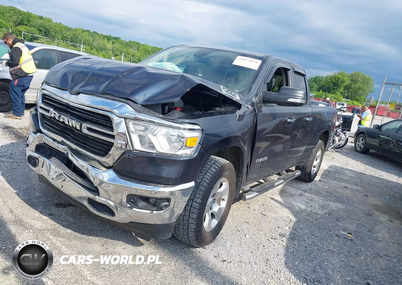 2019 Ram 1500 Big Horn-Lone Star 4X4 6'4 Box VIN:1C6SRFBT9KN764273 - 2