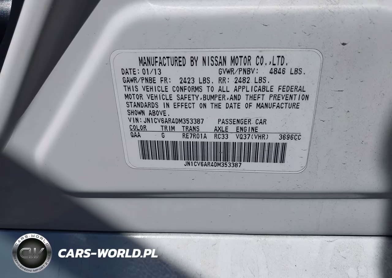 2013 Infiniti G37X VIN:JN1CV6AR4DM353387 - 9