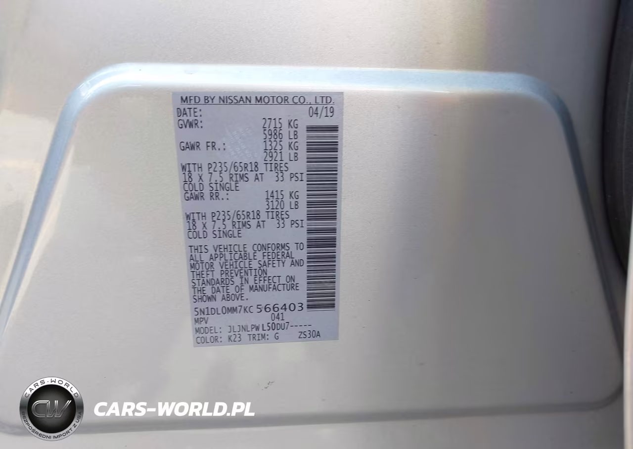 2019 Infiniti Qx60 Pure VIN:5N1DL0MM7KC566403 - 9