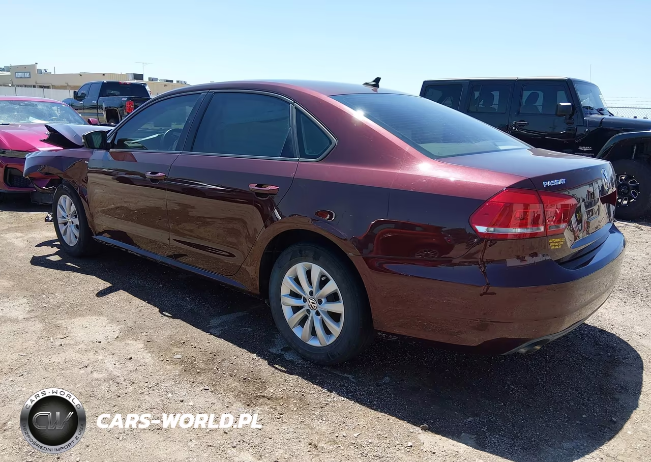 2014 Volkswagen Passat 2.5L Wolfsburg Edition VIN:1VWAH7A30EC015373 - 3