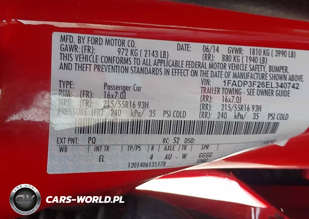 2014 Ford Focus Se VIN:1FADP3F26EL340742 - 9