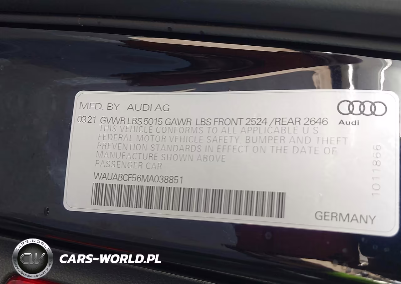 2021 Audi A5 Sportback Premium 40 Tfsi Quattro S Tronic VIN:WAUABCF56MA038851 - 9