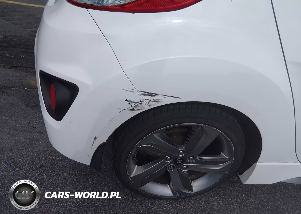 2013 Hyundai Veloster Turbo W-Blue VIN:KMHTC6AE8DU175575 - 13