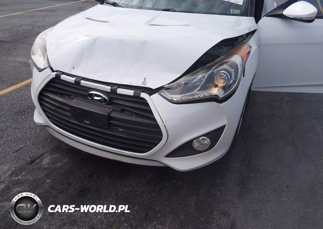 2013 Hyundai Veloster Turbo W-Blue VIN:KMHTC6AE8DU175575 - 6