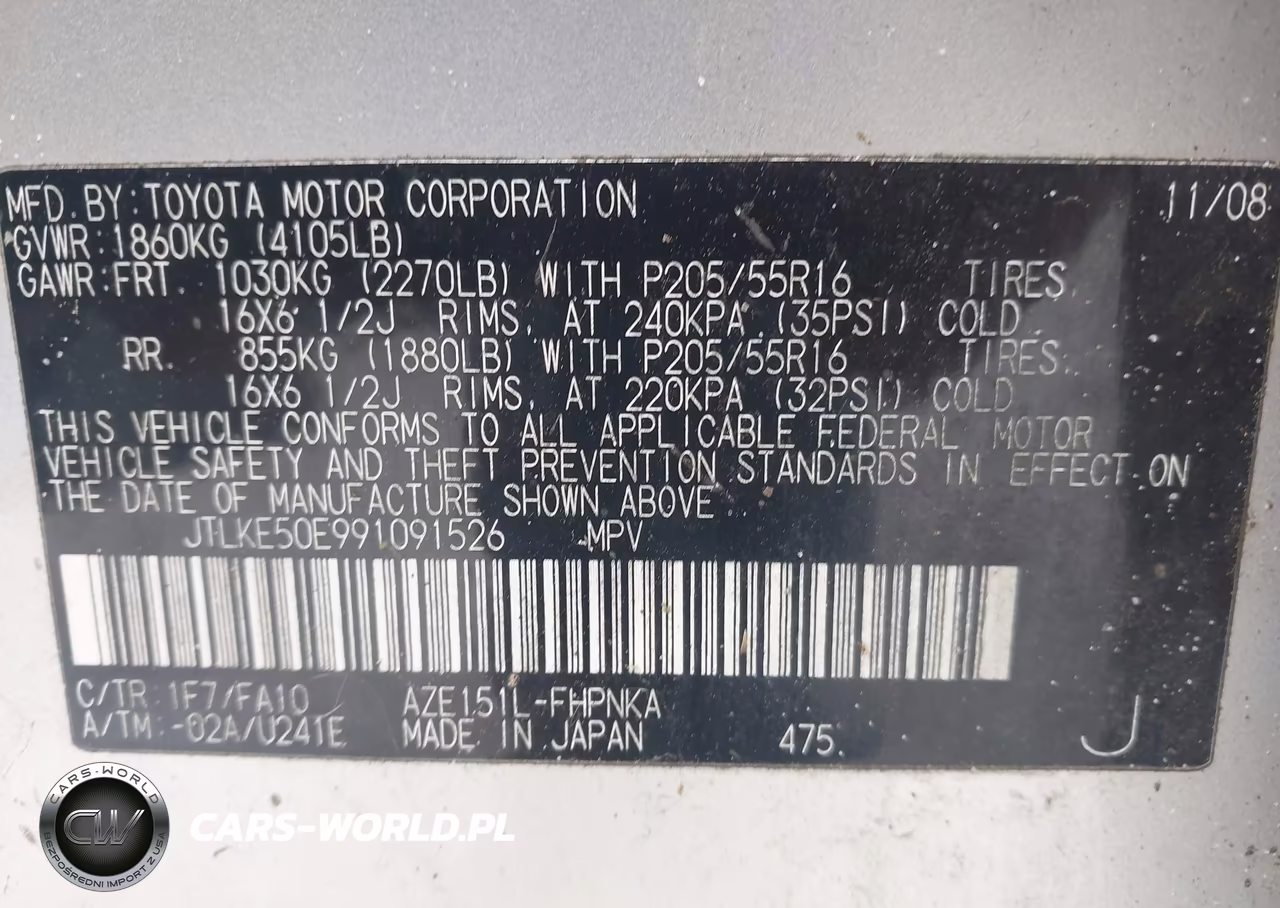 2009 Scion Xb VIN:JTLKE50E991091526 - 9