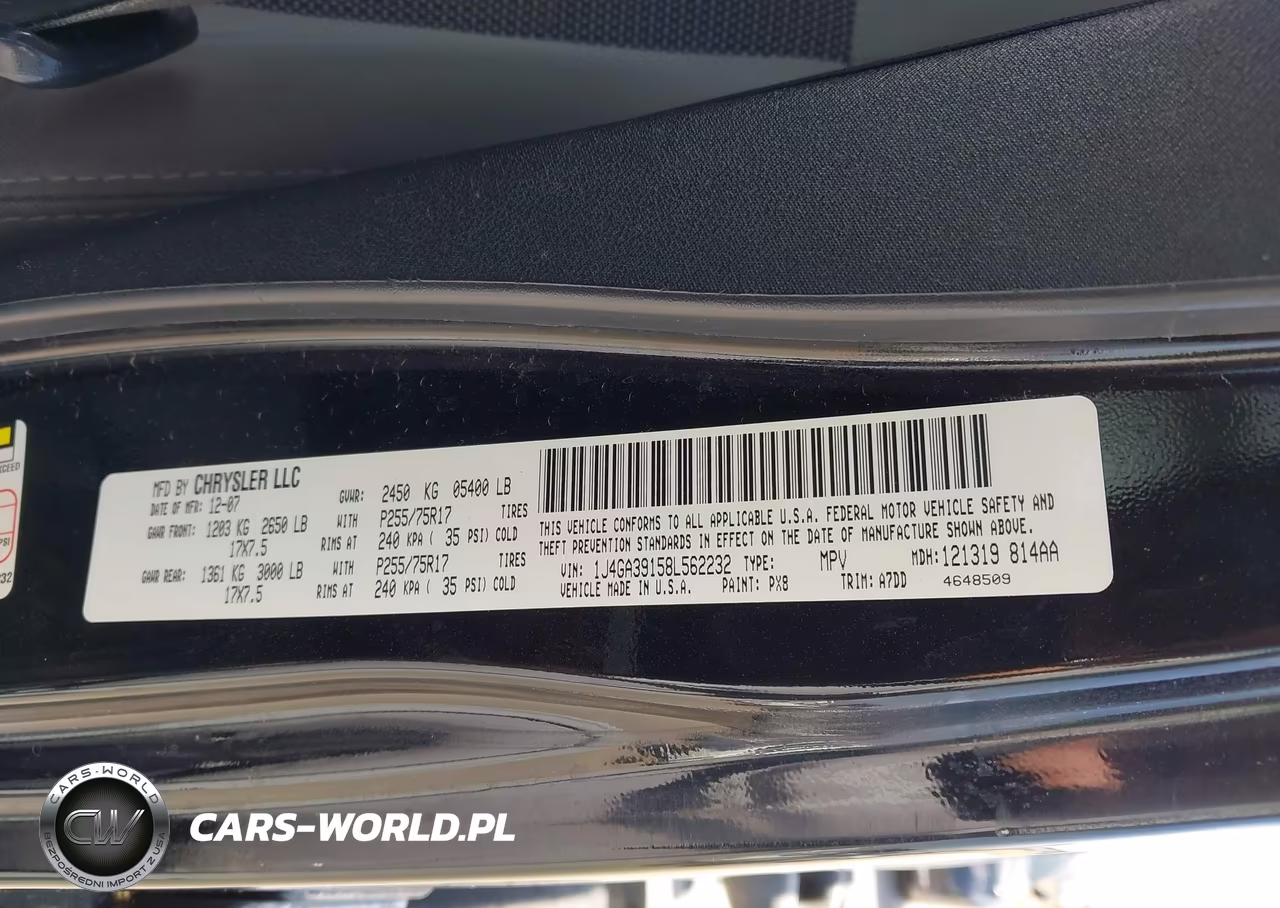 2008 Jeep Wrangler Unlimited X VIN:1J4GA39158L562232 - 9