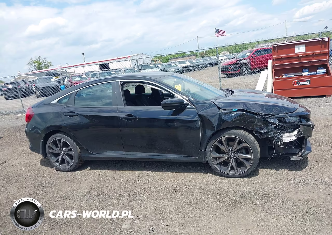 2020 Honda Civic Sport VIN:2HGFC2F86LH593052 - 13