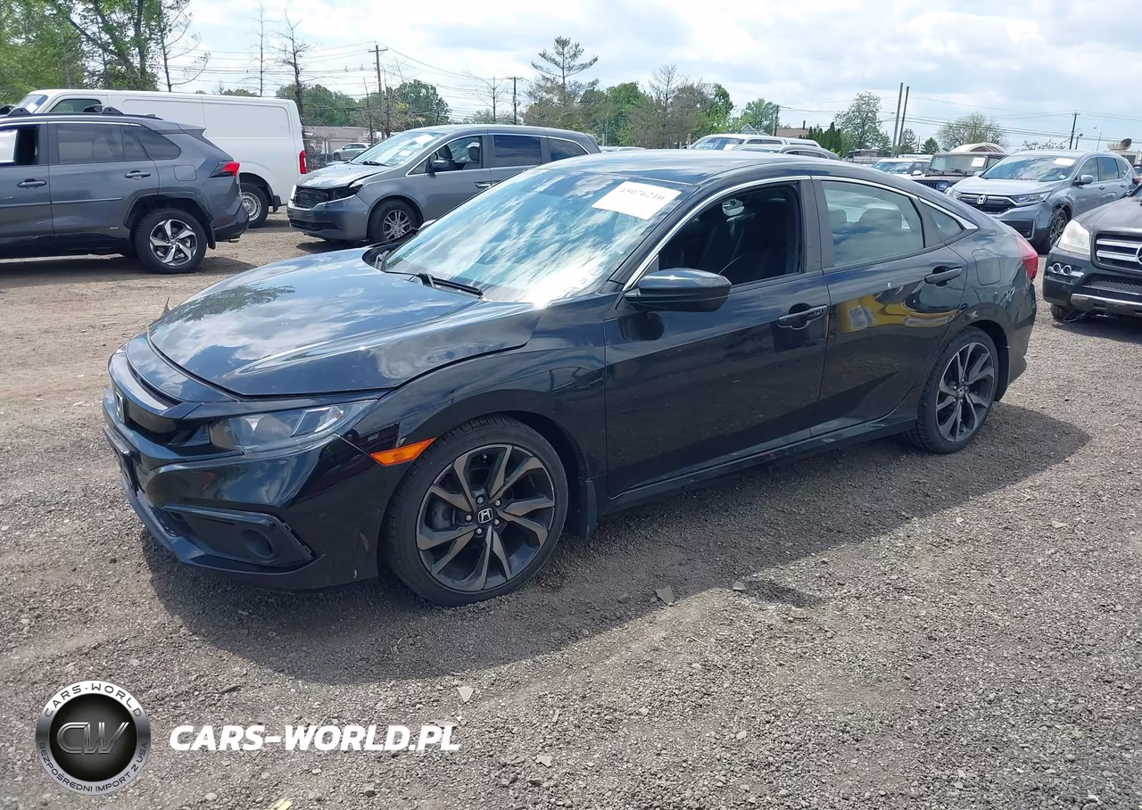 2020 Honda Civic Sport VIN:2HGFC2F86LH593052 - 2