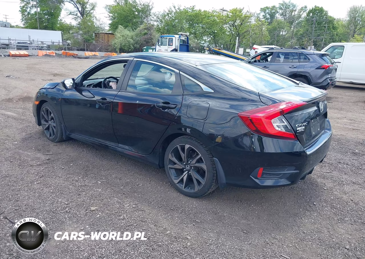 2020 Honda Civic Sport VIN:2HGFC2F86LH593052 - 3
