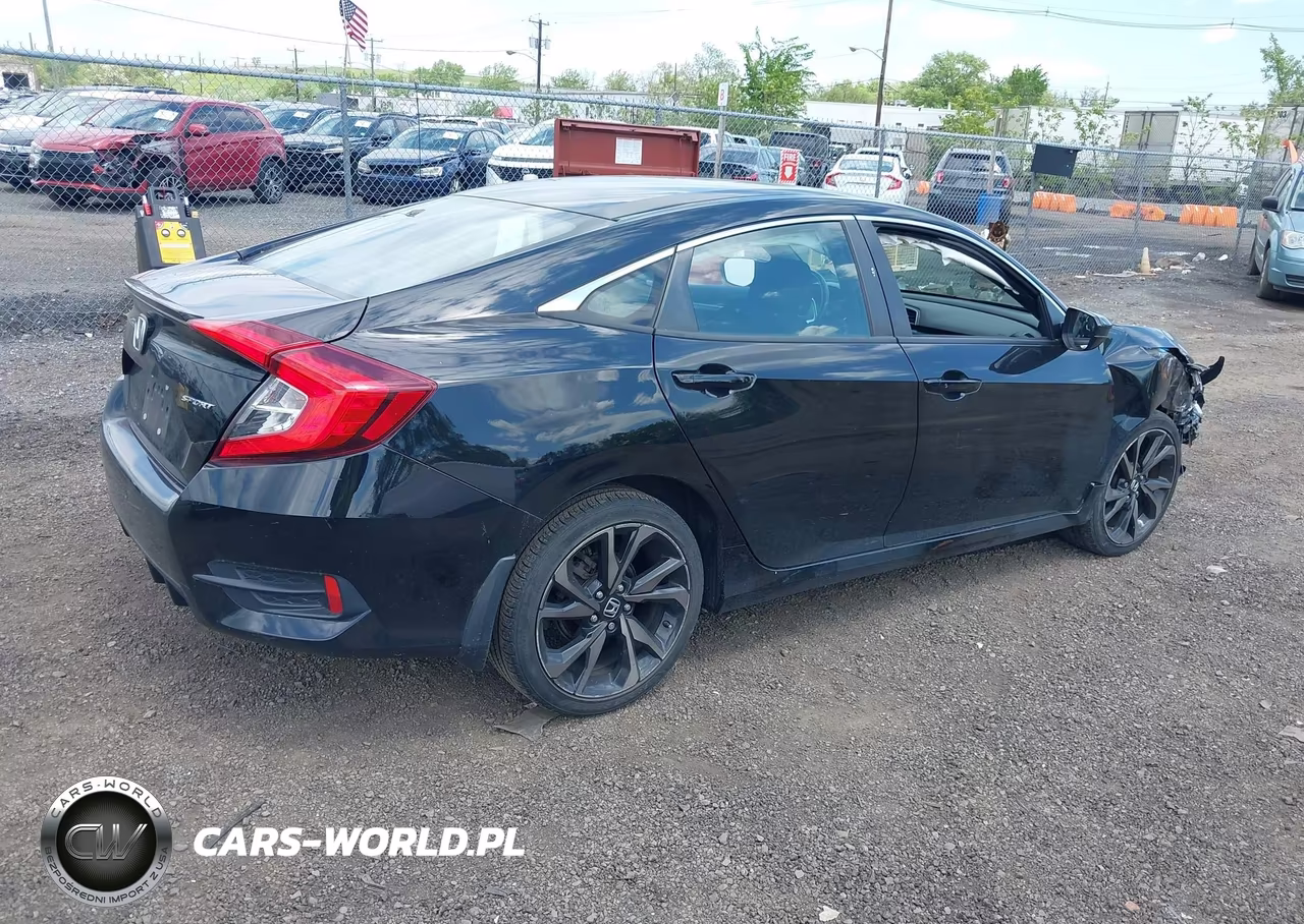 2020 Honda Civic Sport VIN:2HGFC2F86LH593052 - 4