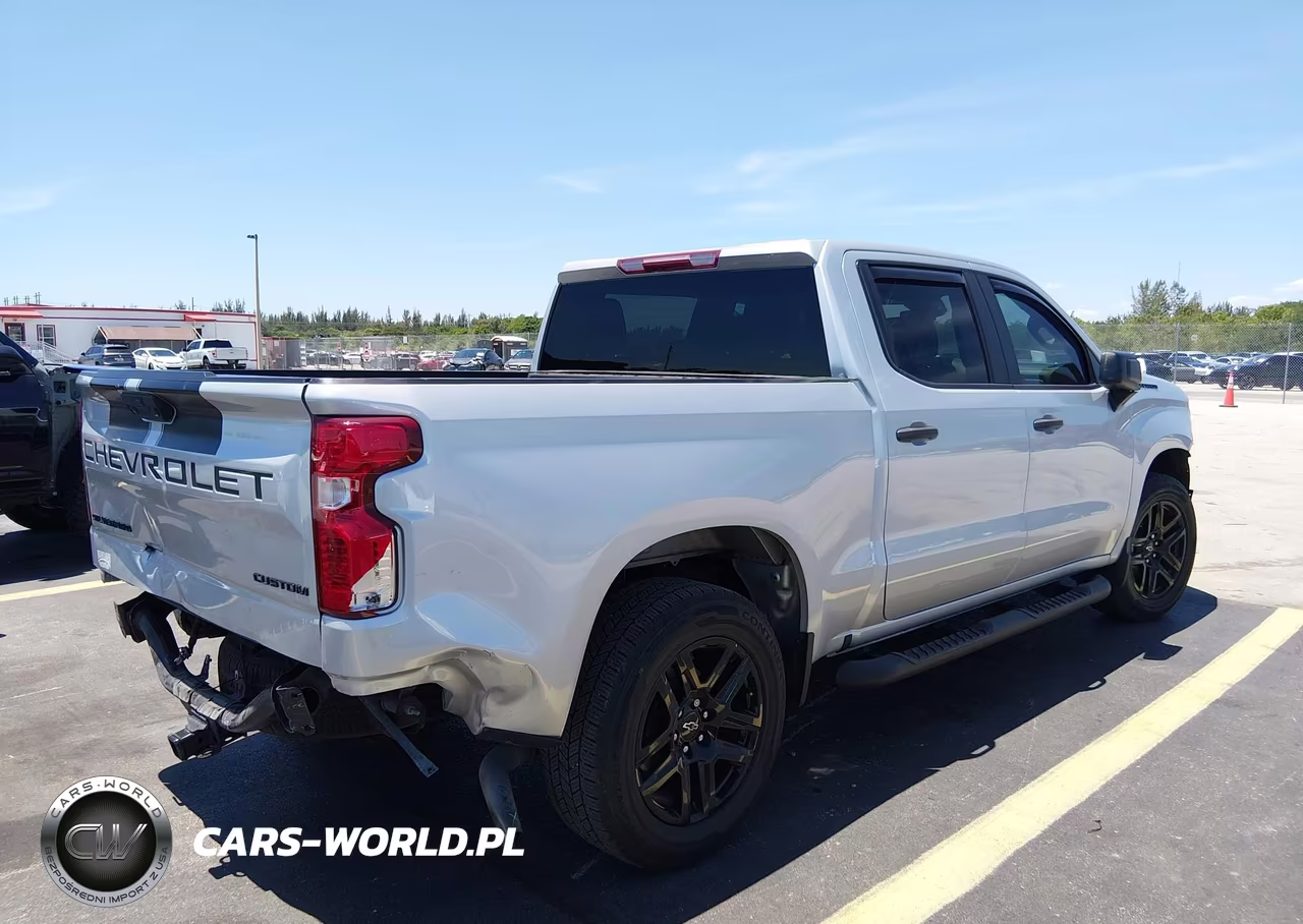 2022 Chevrolet Silverado 1500 2Wd Short Bed Custom VIN:1GCPABEK6NZ538464 - 4