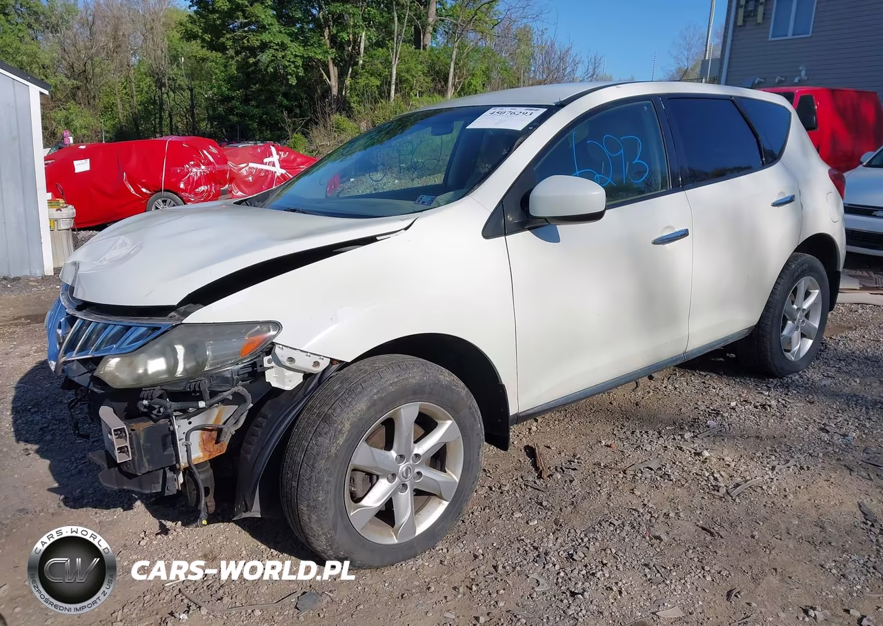 2009 Nissan Murano Sl VIN:JN8AZ18W59W140391 - 2