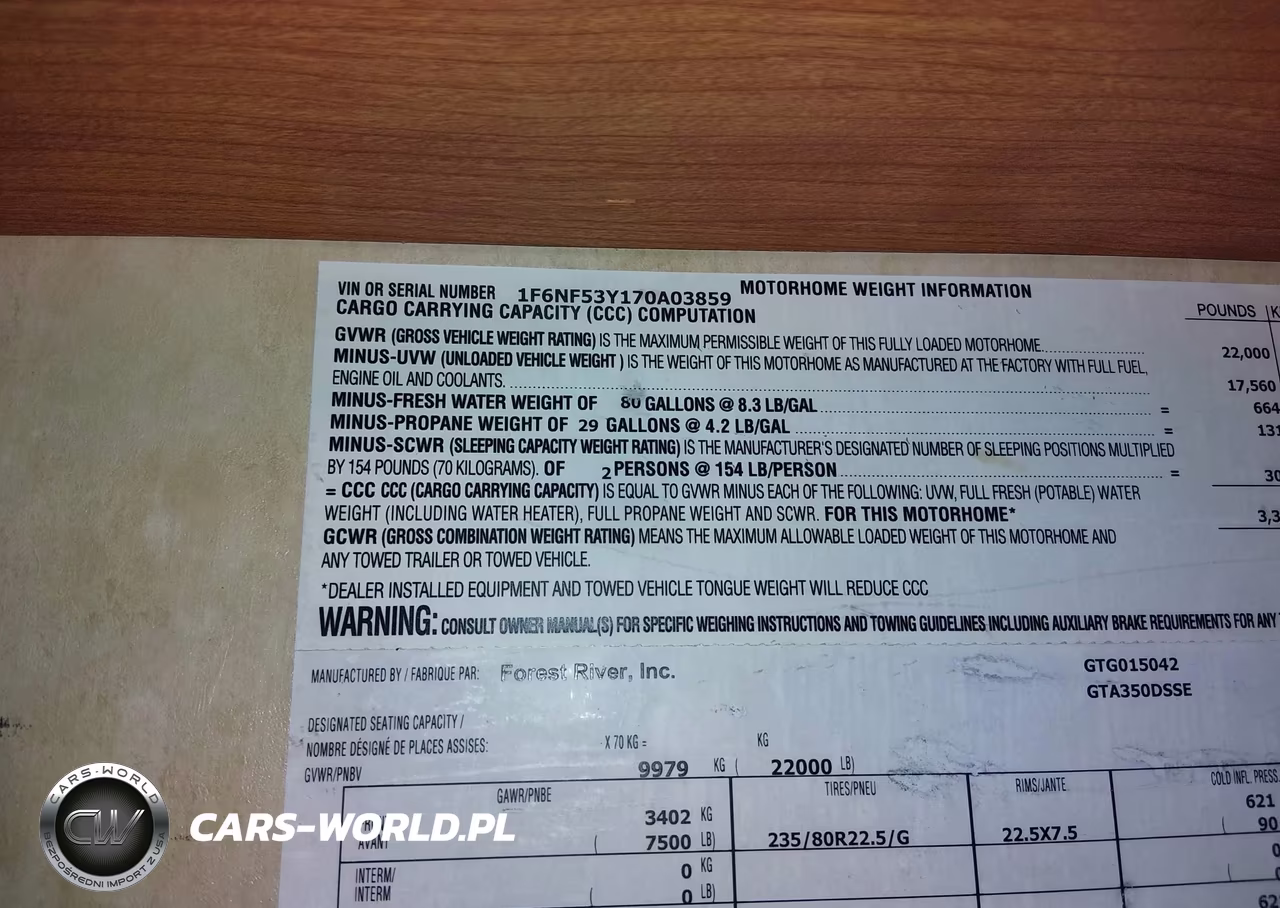 2007 Ford F550 Super Duty Stripped Chass VIN:1F6NF53Y170A03859 - 9