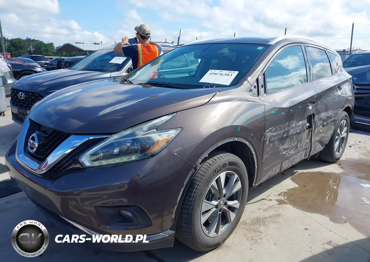2018 Nissan Murano Sl VIN:5N1AZ2MG6JN150417 - 2