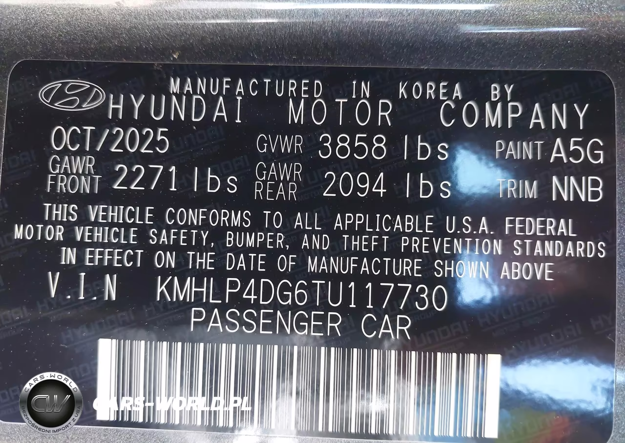 2026 Hyundai Elantra Limited VIN:KMHLP4DG6TU117730 - 9