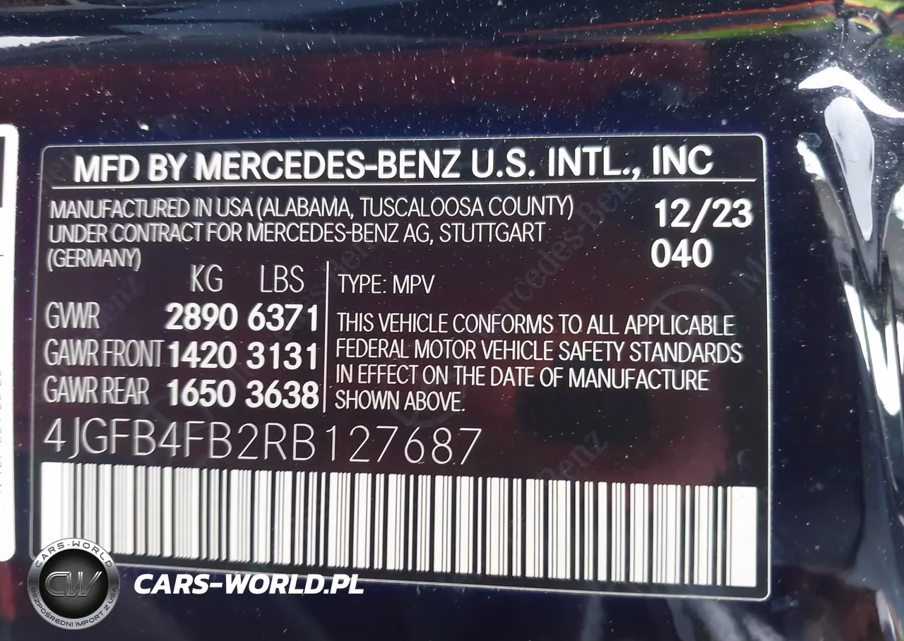 2024 Mercedes-Benz Gle 350 4Matic VIN:4JGFB4FB2RB127687 - 9