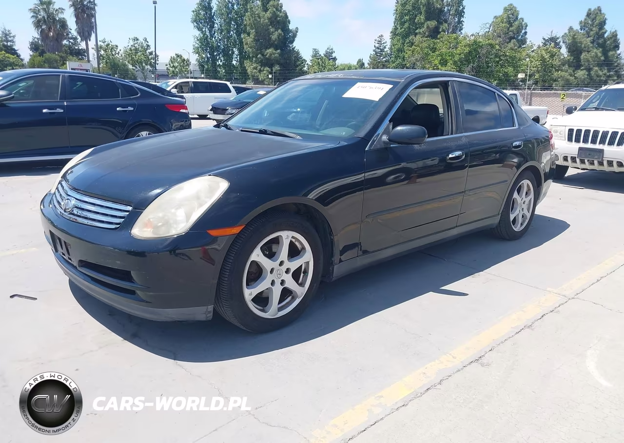 2003 Infiniti G35 Luxury Leather VIN:JNKCV51E53M318133 - 2