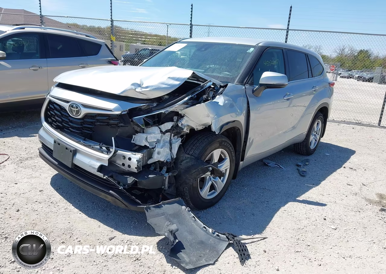 2021 Toyota Highlander L VIN:5TDCZRBH7MS144609 - 2