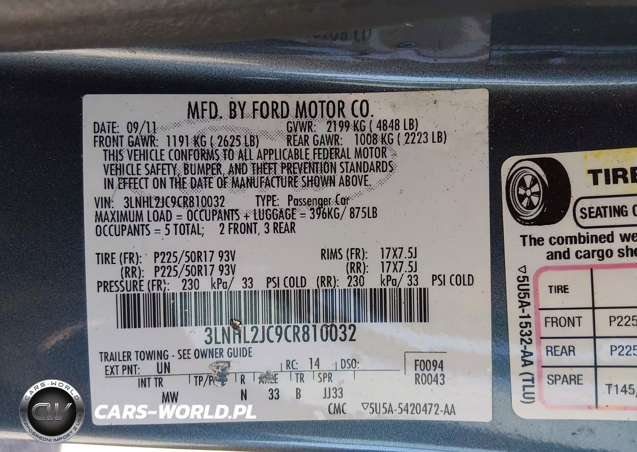 2012 Lincoln Mkz VIN:3LNHL2JC9CR810032 - 9
