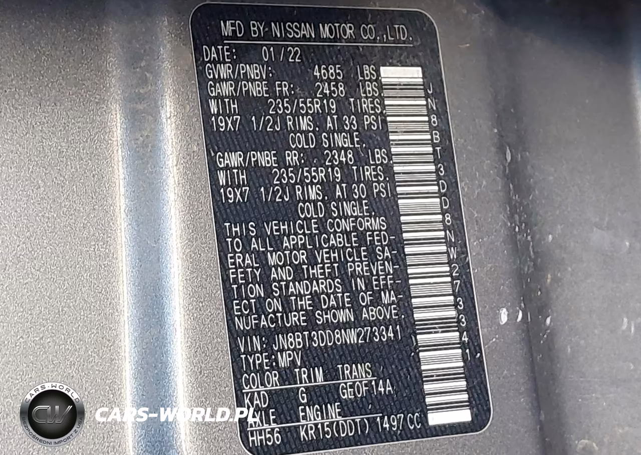 2022 Nissan Rogue Platinum Intelligent Awd VIN:JN8BT3DD8NW273341 - 9