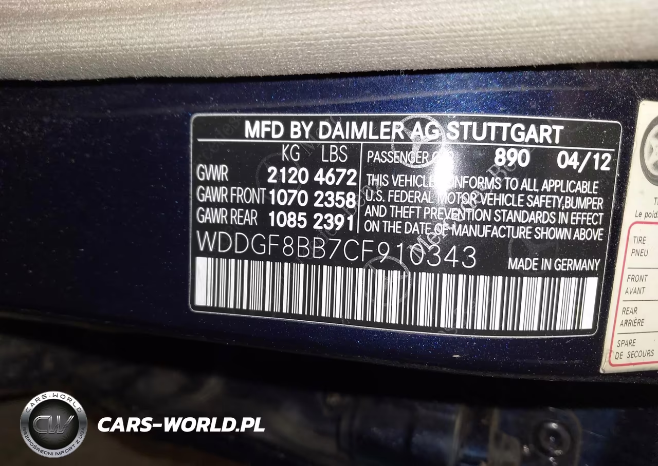 2012 Mercedes-Benz C 300 Luxury 4Matic VIN:WDDGF8BB7CF910343 - 9