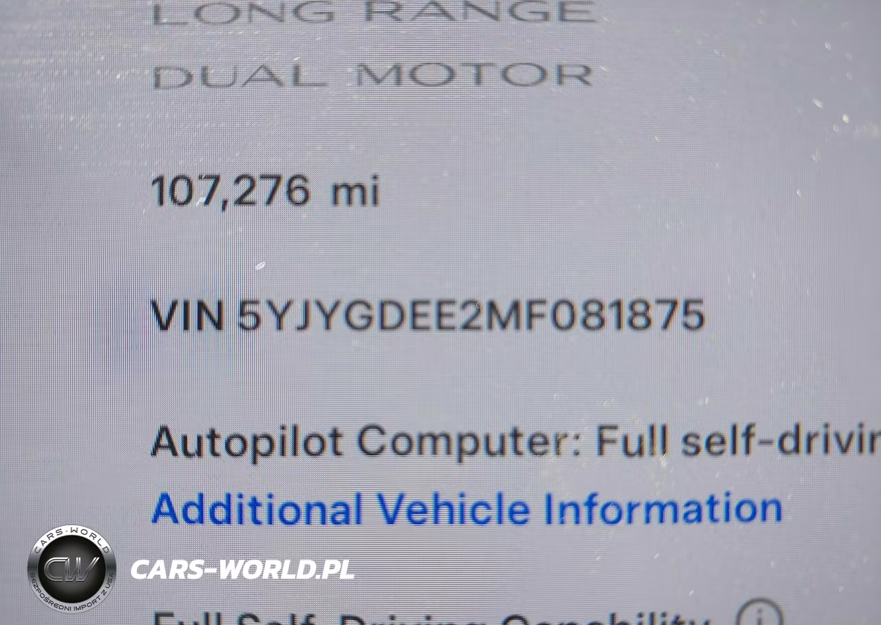 2021 Tesla Model Y Long Range Dual Motor All-Wheel Drive VIN:5YJYGDEE2MF081875 - 16