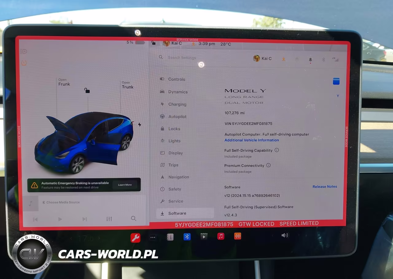 2021 Tesla Model Y Long Range Dual Motor All-Wheel Drive VIN:5YJYGDEE2MF081875 - 19