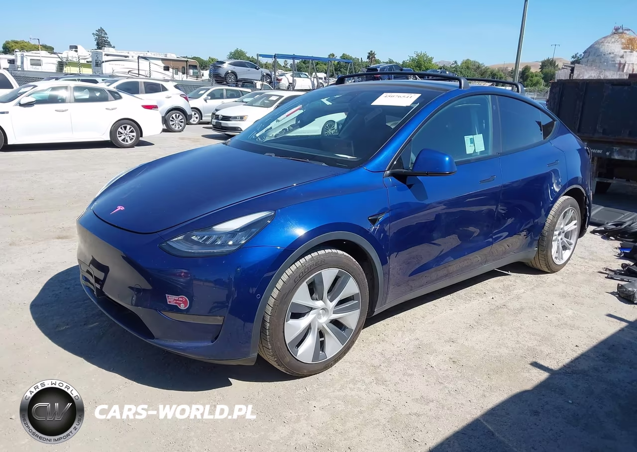 2021 Tesla Model Y Long Range Dual Motor All-Wheel Drive VIN:5YJYGDEE2MF081875 - 2