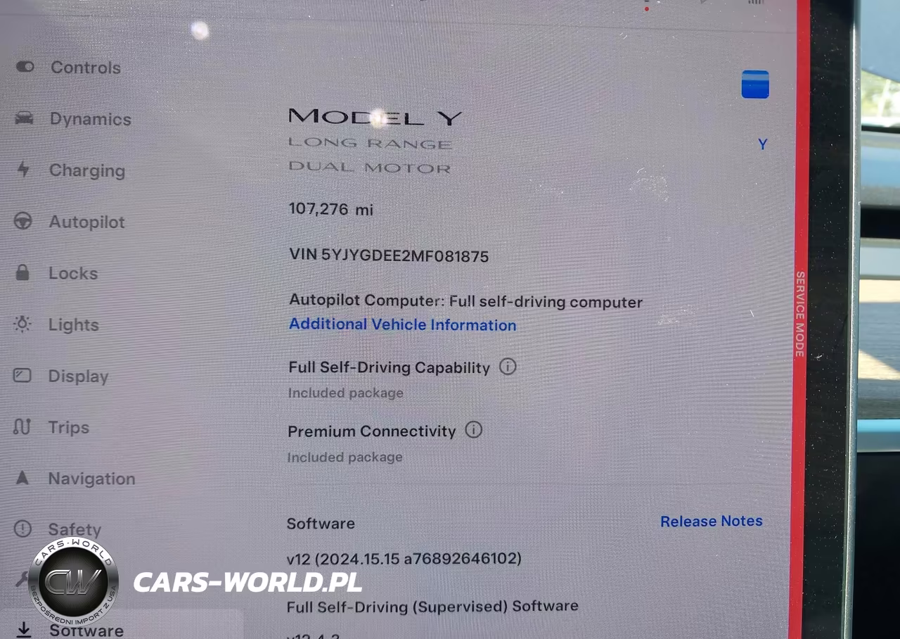 2021 Tesla Model Y Long Range Dual Motor All-Wheel Drive VIN:5YJYGDEE2MF081875 - 7