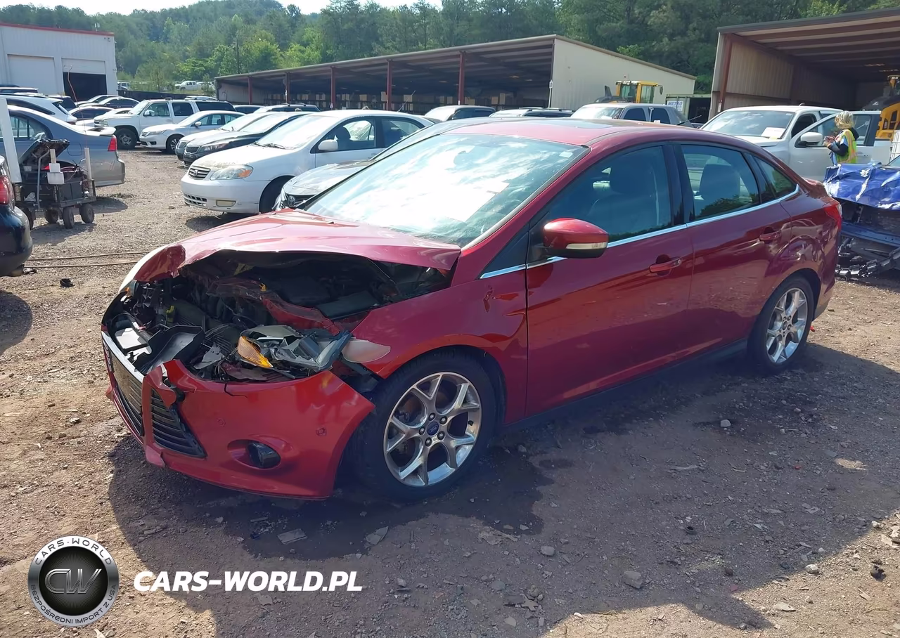 2014 Ford Focus Titanium VIN:1FADP3J27EL103829 - 2