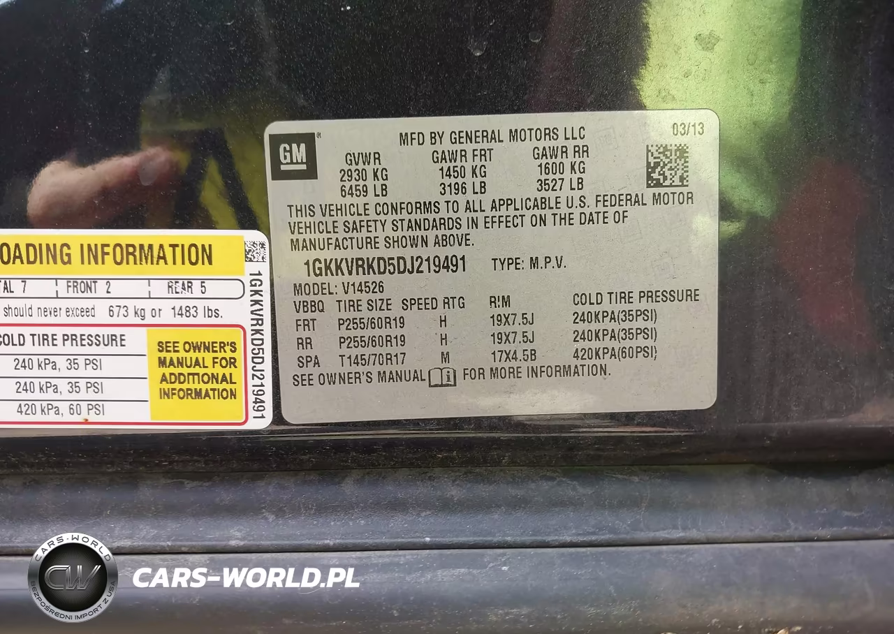 2013 GMC Acadia Slt-1 VIN:1GKKVRKD5DJ219491 - 9