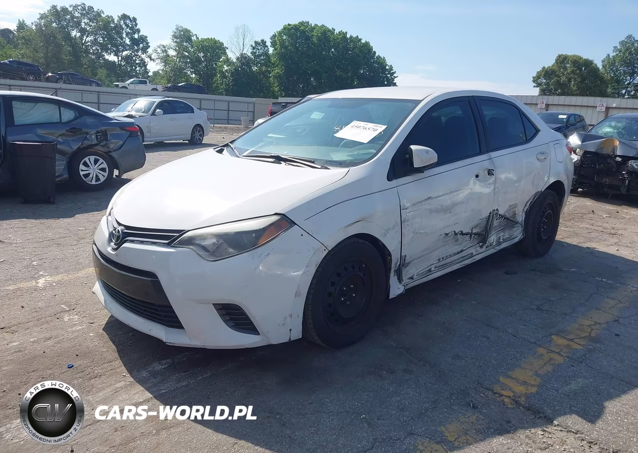 2016 Toyota Corolla Le VIN:5YFBURHE4GP505119 - 2