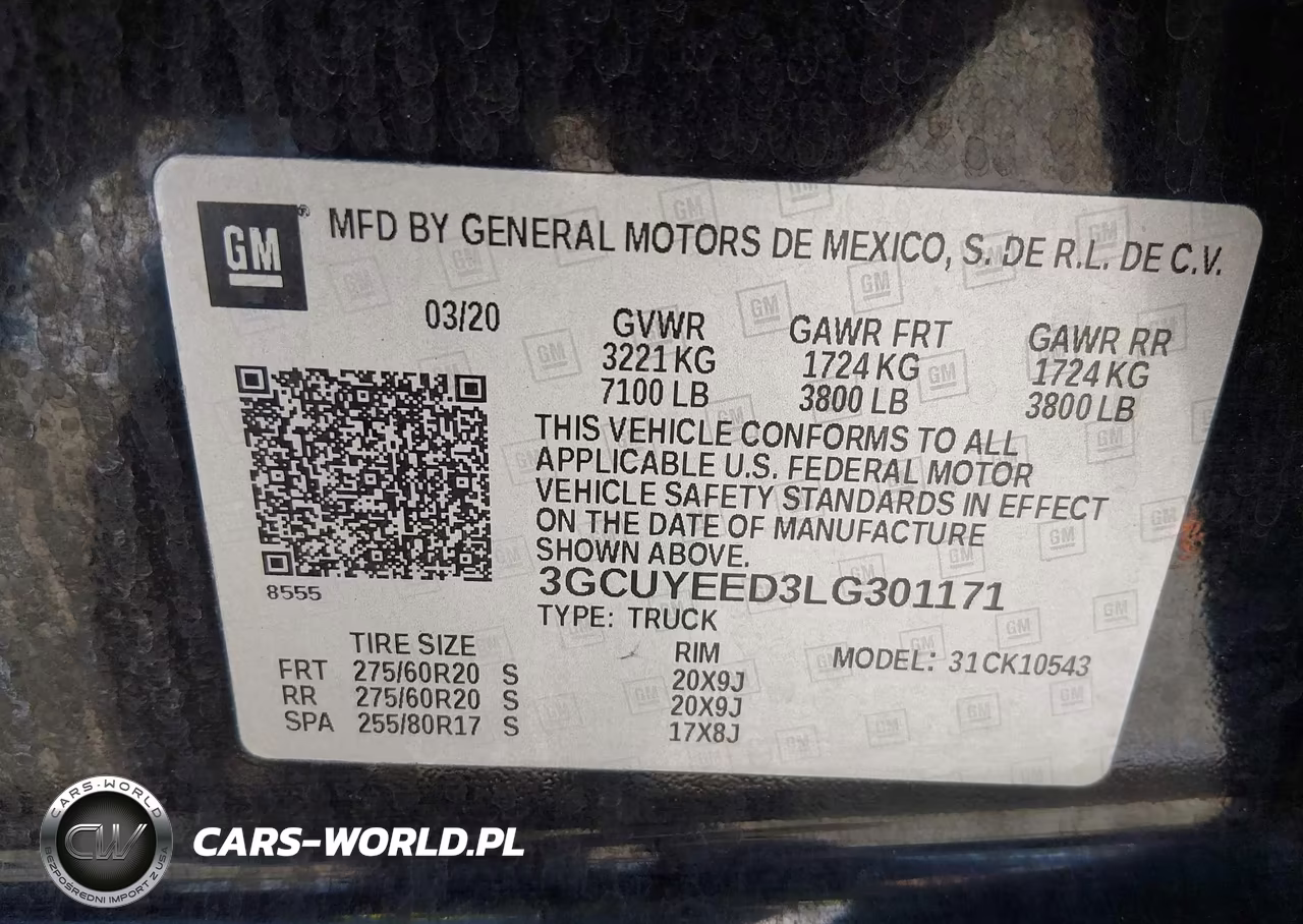 2020 Chevrolet Silverado 1500 4Wd Short Bed Rst VIN:3GCUYEED3LG301171 - 9