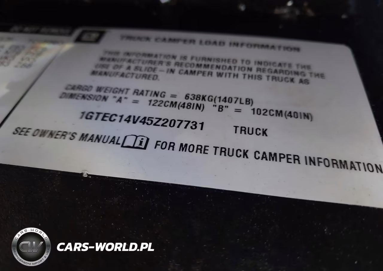 2005 GMC Sierra 1500 VIN:1GTEC14V45Z207731 - 9