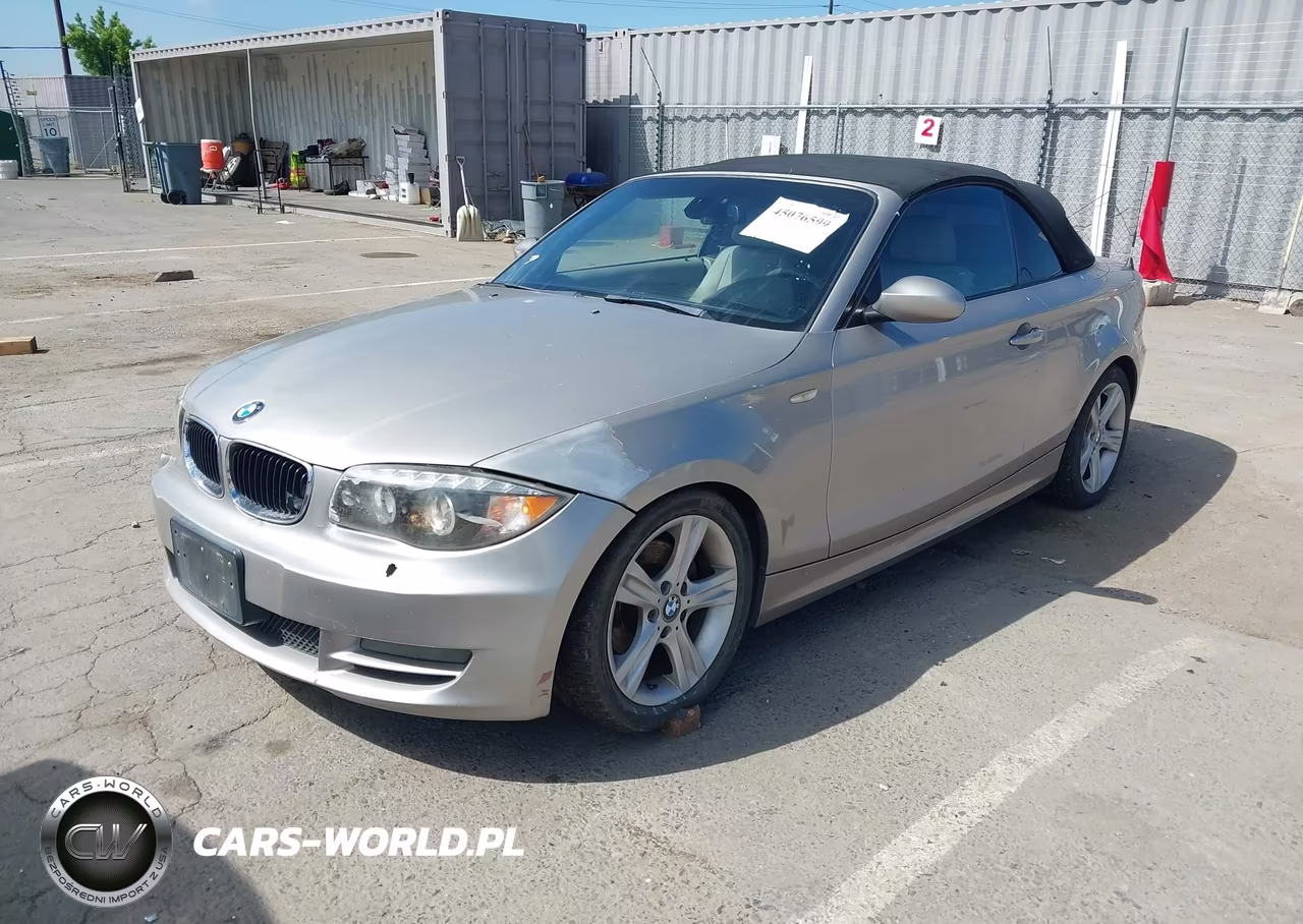 2008 BMW 128I VIN:WBAUL73588VE88170 - 2