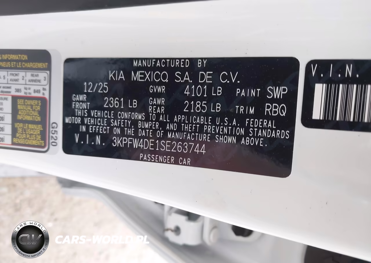 2025 Kia K4 Gt-Line VIN:3KPFW4DE1SE263744 - 9